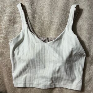Lululemon white Align ribbed tank size 8